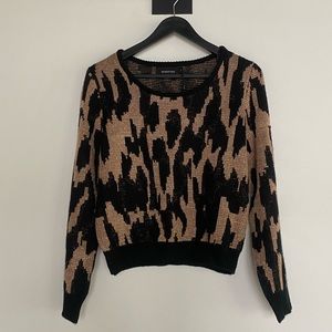 MinkPink Leopard Sweater